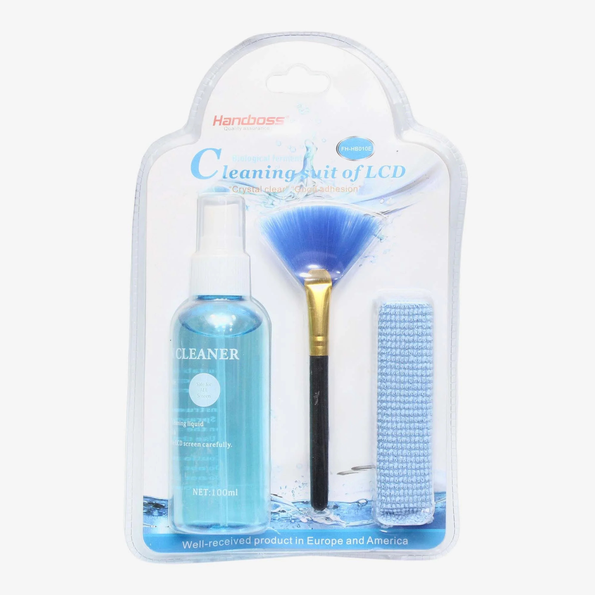 Handboss Blue Color Multifunctional Screen Cleaning Kit For Mobile and LCD