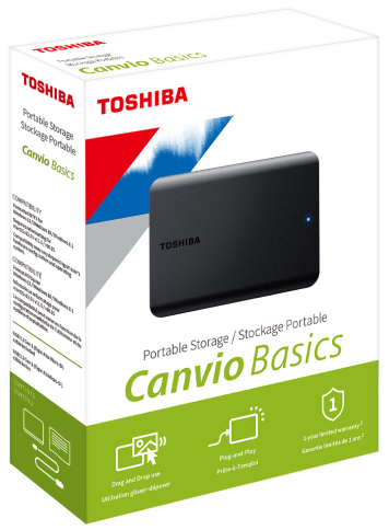 Toshiba Portable Storage | Canvio Basics | External Hard drive - Image 5