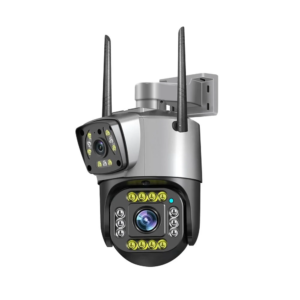 Dual Lens Security Camera V380 Pro Smart Home 4MP Auto Tracking Waterproof Outdoor Wireless WIFI IP Camera